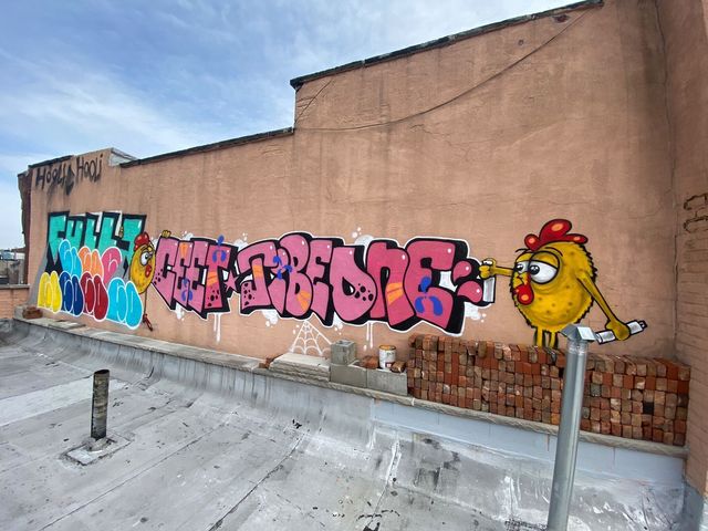 The graffiti art of Julien Blanc and Pierre Audebert